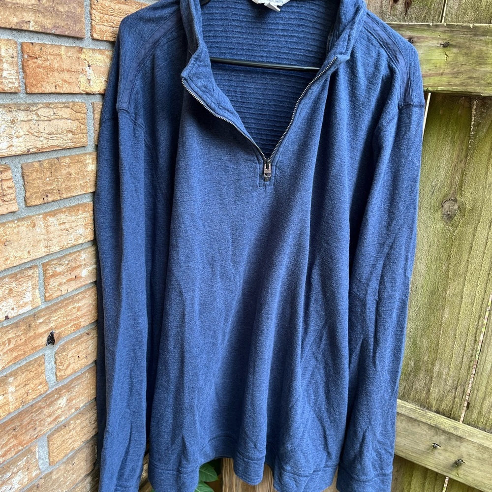 Calvin Klein Jeans Blue Zip Up Sweater Versatile Style